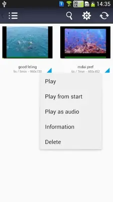 Video Player android App screenshot 4